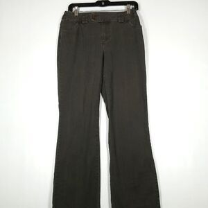 Reitmans Dark Brown Flare & Wide Leg Jeans